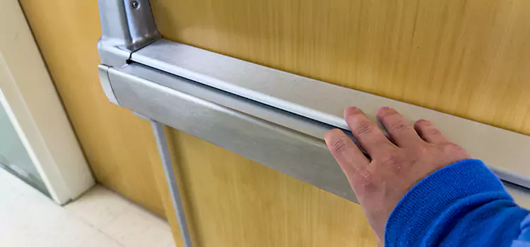 Installing a Push Bar on a Door Bothell